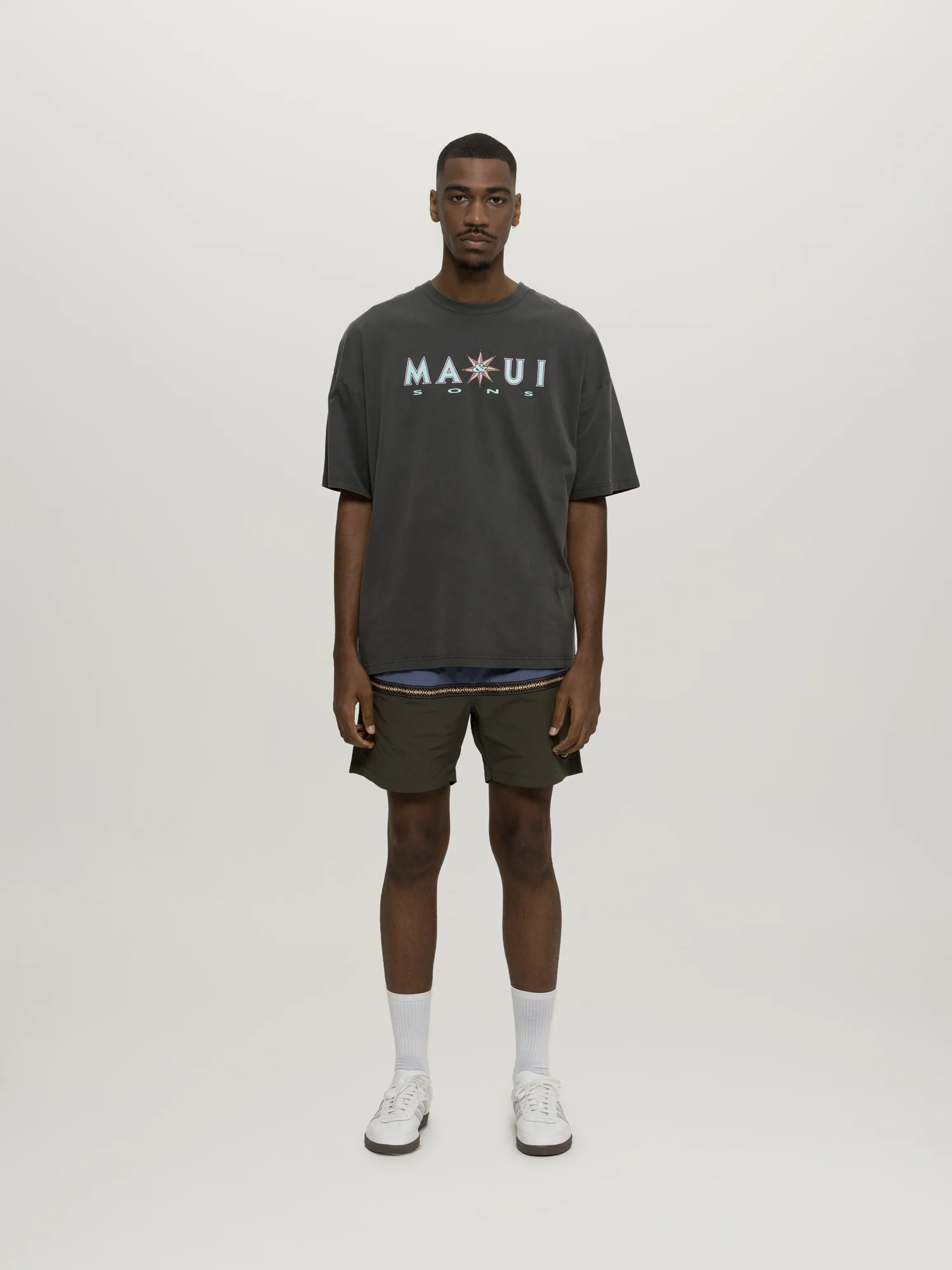 Compass Pigment Wash T-Shirt - Image 3