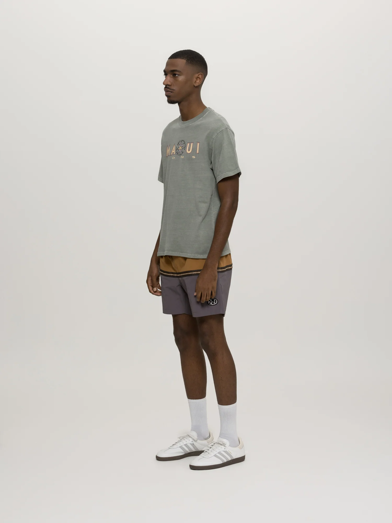 Compass Pigment Wash T-Shirt - Image 8