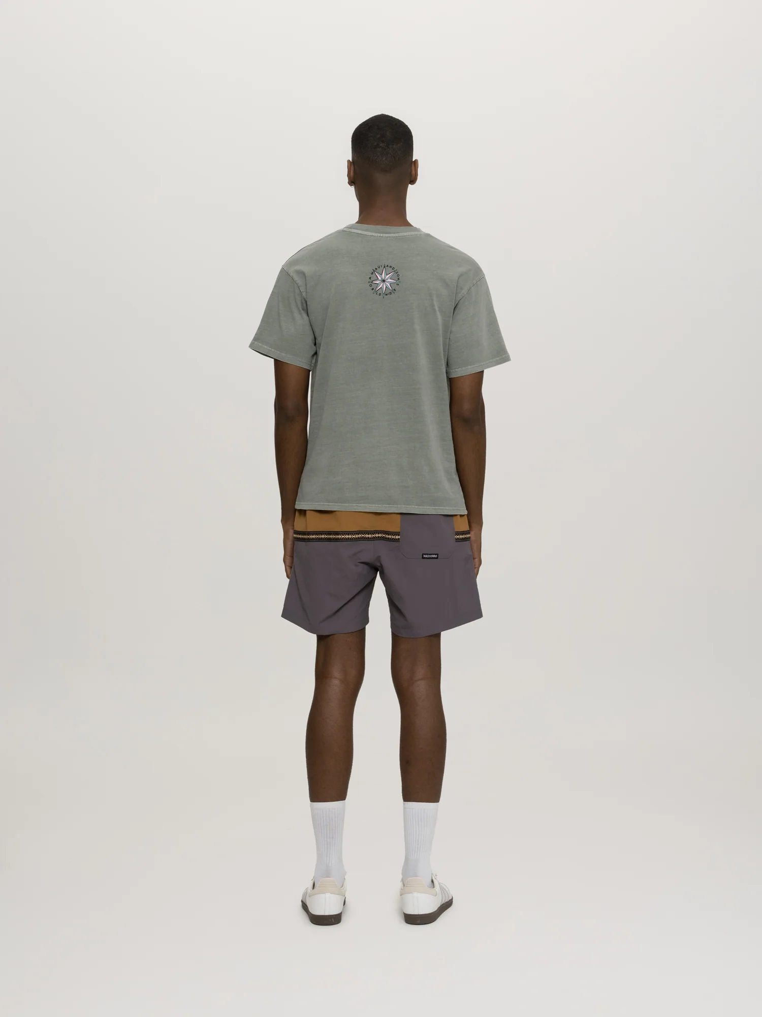 Compass Pigment Wash T-Shirt - Image 9