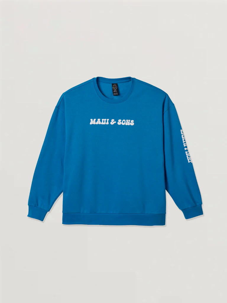 Earth First Ladies Oversized Crewneck Fleece - Image 2