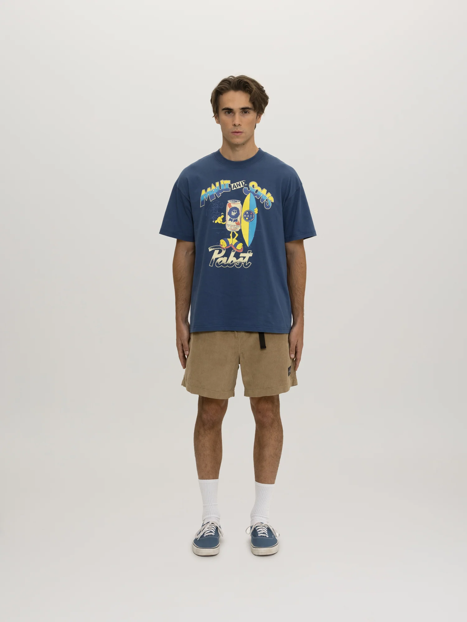 Maui and Sons x Pabst Blue Ribbon - Surf Pabst T-Shirt - Image 2