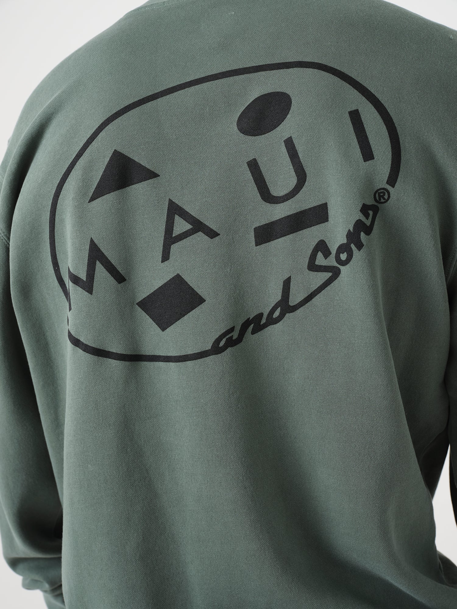 Retro Cookie Crew Neck in Alpine Green - Image 4